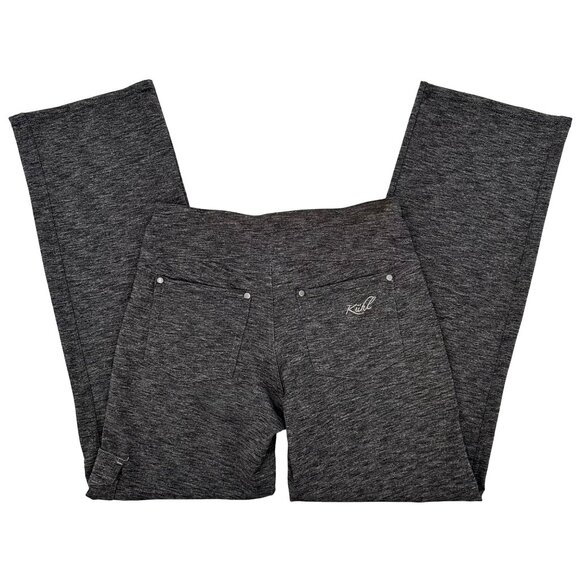 Kühl Womens Gray Heathered Drawstring Cargo Knit Pull On Pants Size 2 - Picture 7 of 12